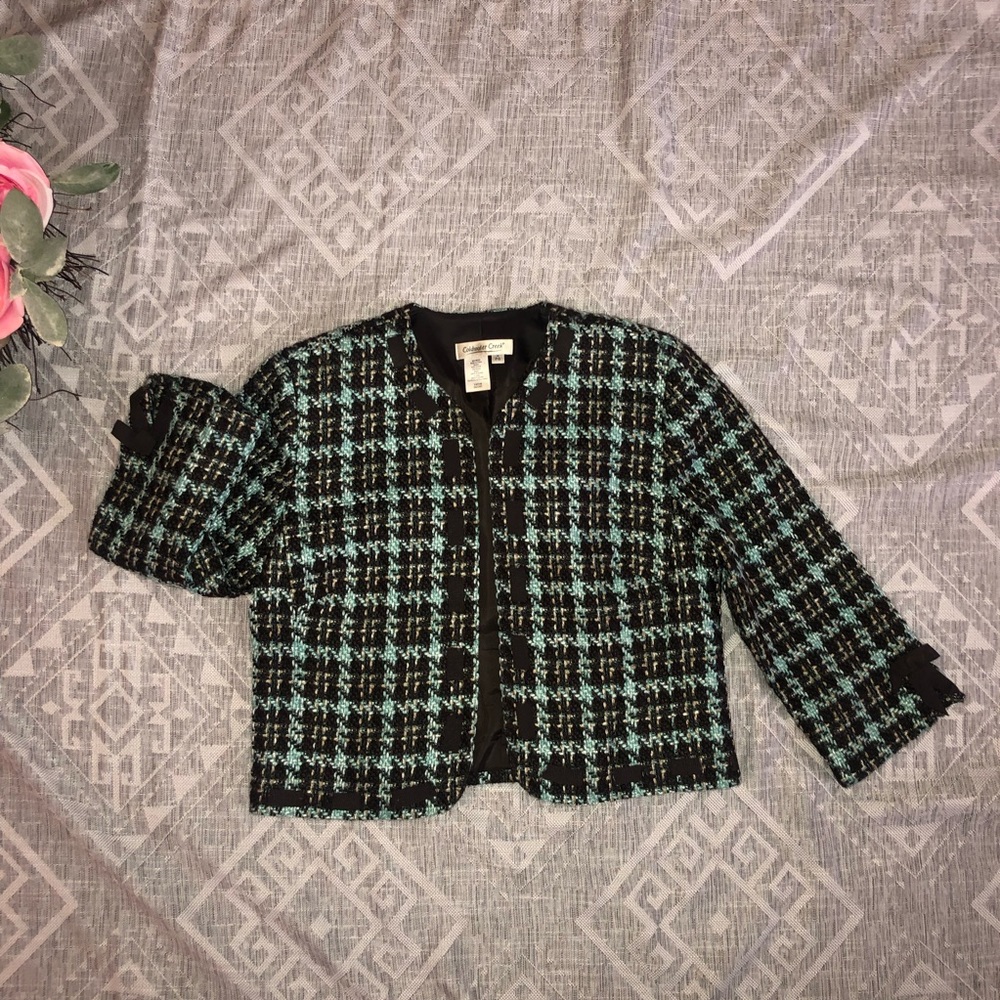 Coldwater Creek Tweed Design Blazer